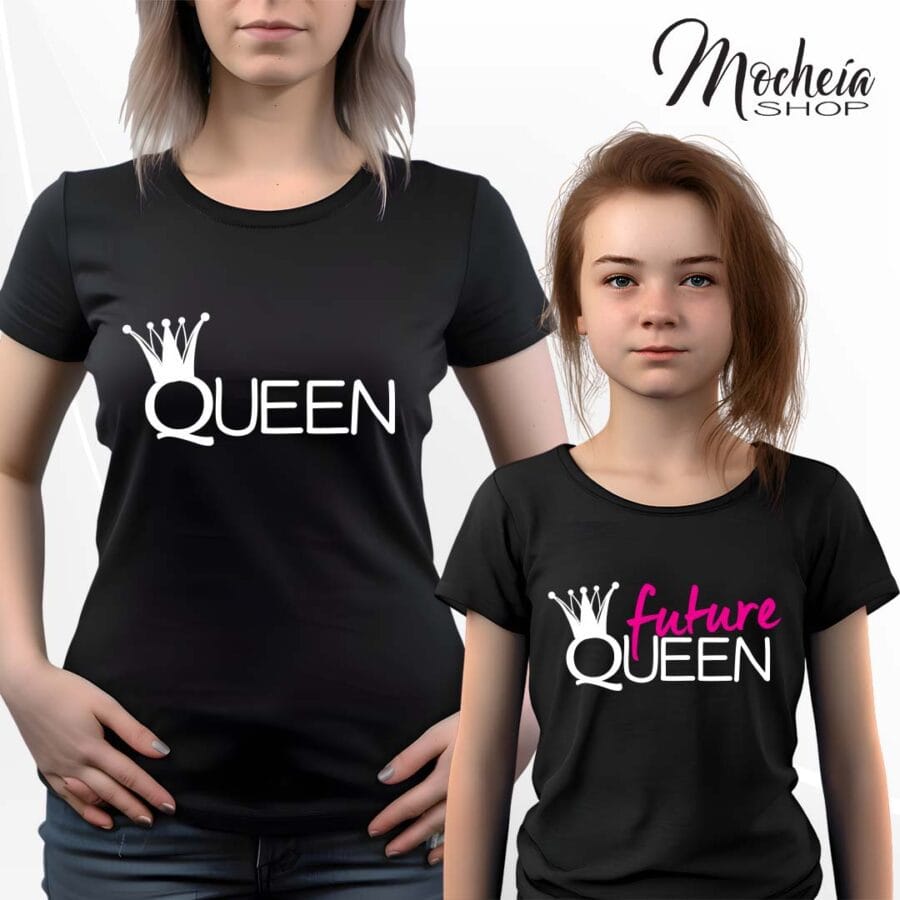 Coordinato T-shirt & Body Festa della Mamma "Future Queen"