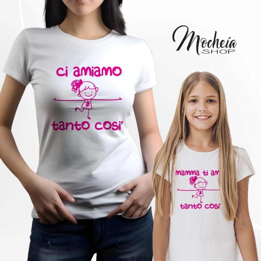 Coordinato T-shirt & Body Festa della Mamma "Ci Amiamo" - immagine 5