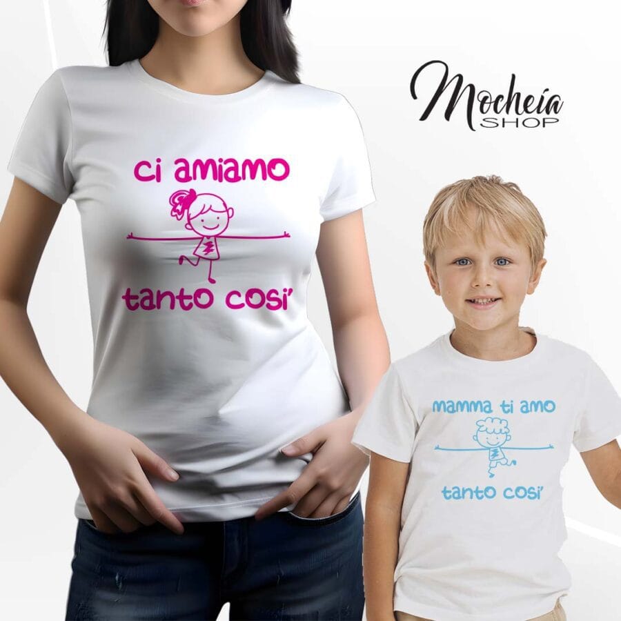 Coordinato T-shirt & Body Festa della Mamma "Ci Amiamo" - immagine 3