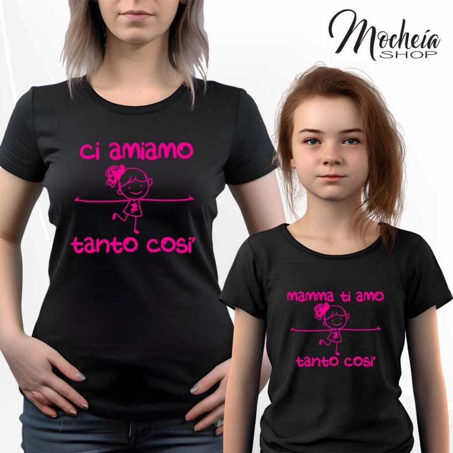 Coordinato T-shirt & Body Festa della Mamma "Ci Amiamo" - immagine 8