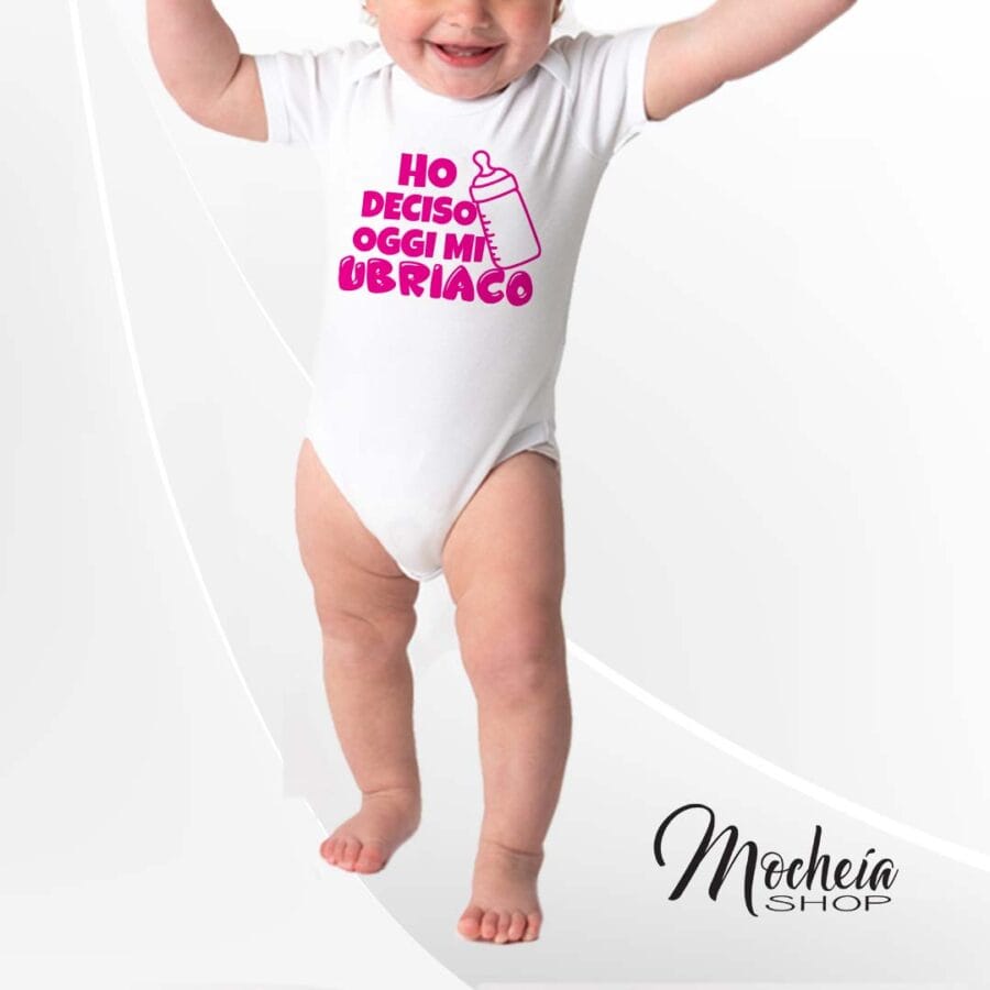 Body Bambino - idea regalo - "Ubriaco" - immagine 2