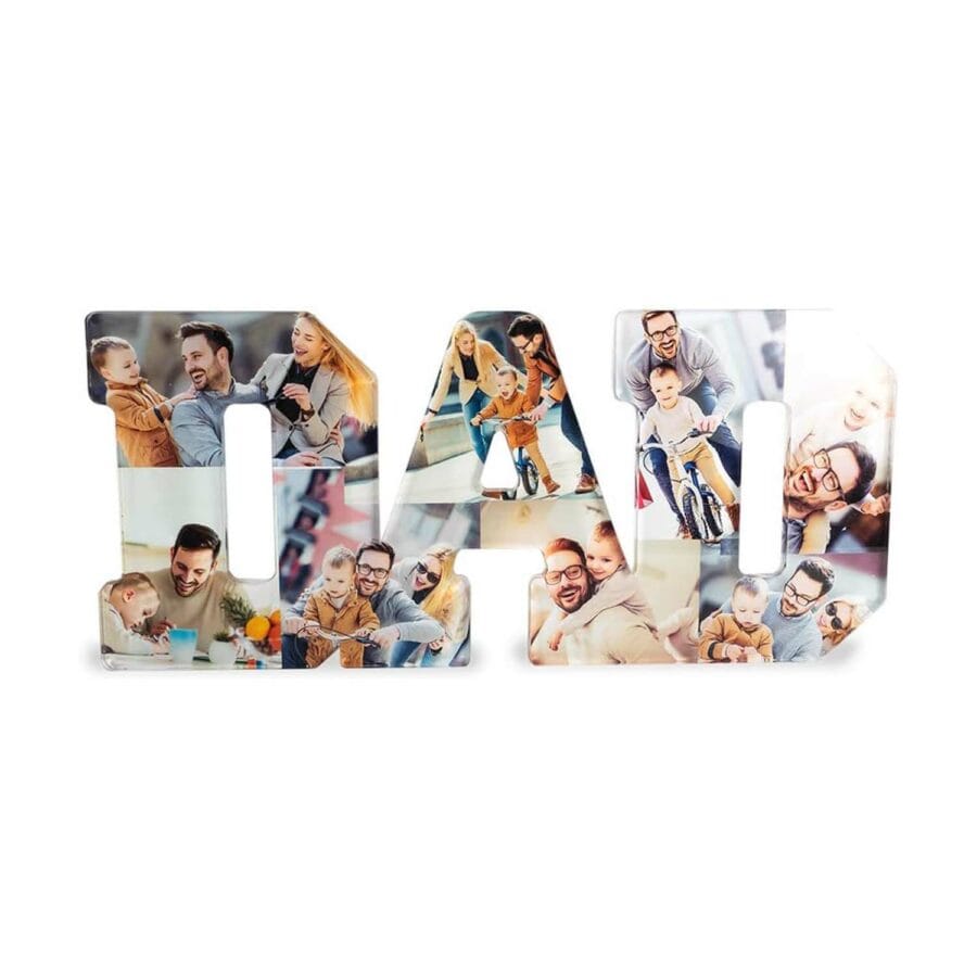 Plexiglass Personalizzato con foto - Idea Regalo - Festa del papà "Ricordi Dad"