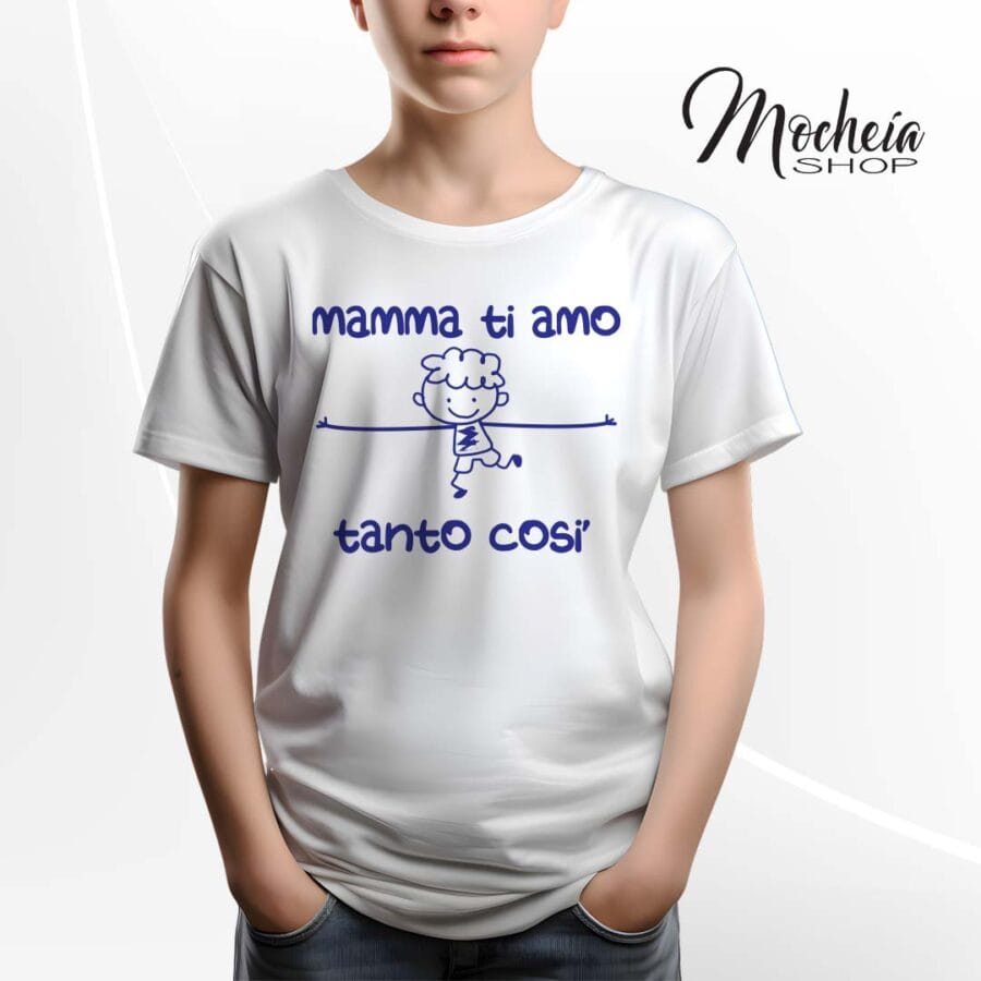 T-Shirt Bambino Festa della Mamma "Ci Amiamo Tanto" - immagine 2