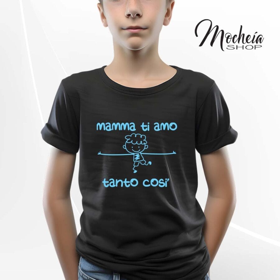 T-Shirt Bambino Festa della Mamma "Ci Amiamo Tanto" - immagine 3