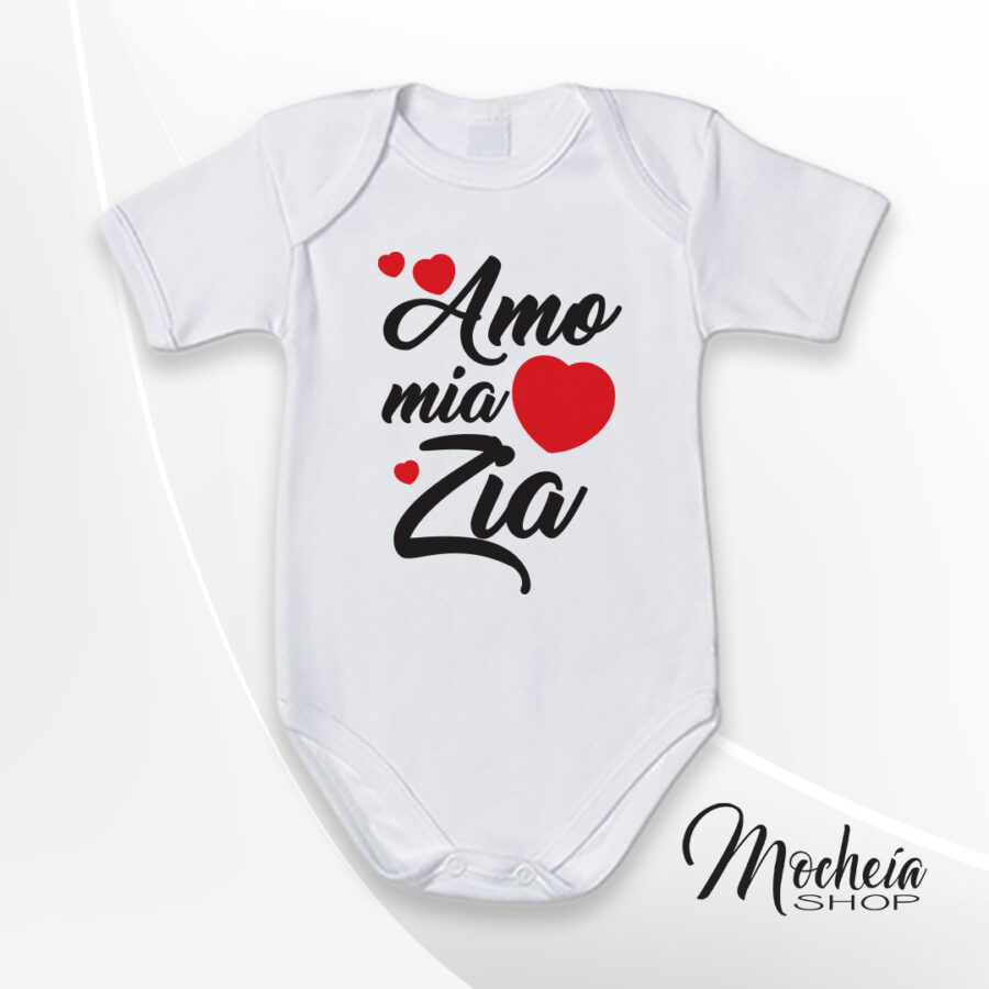 Body Bambino "Amo mia Zia" idea regalo - immagine 2