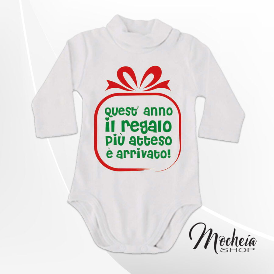 Body Lupetto Bambino "Gift" idea regalo Natale - immagine 3