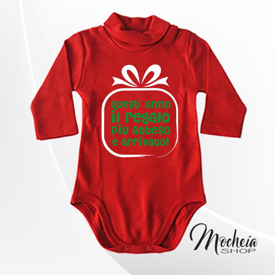 Body Lupetto Bambino "Gift" idea regalo Natale