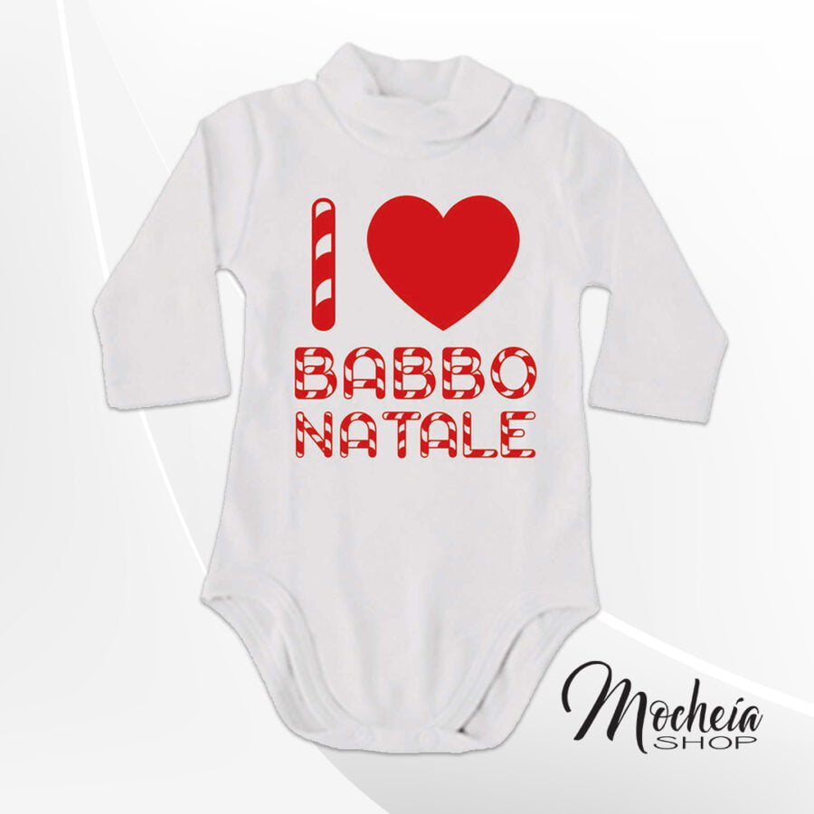 Body Lupetto Bambino "I Love" idea regalo Natale