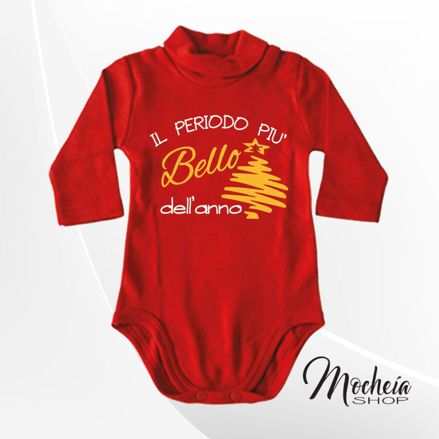 Body Lupetto Bambino "Periodo Preferito" idea regalo Natale