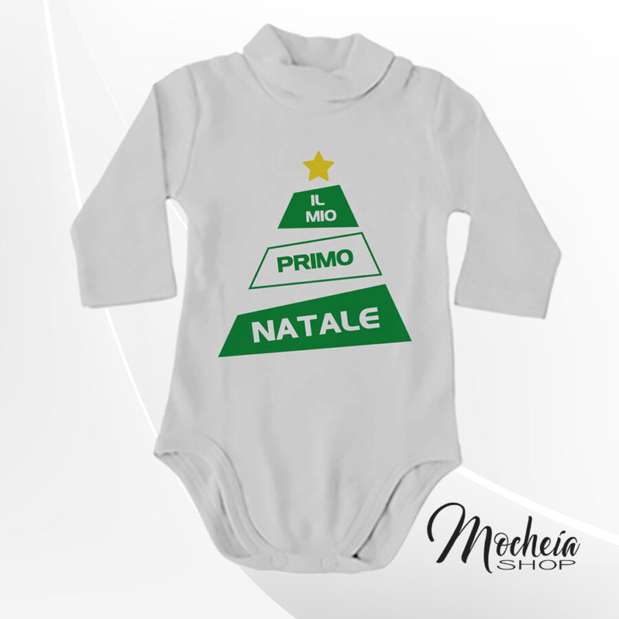 Body Lupetto Bambino "Primo Natale" idea regalo Natale - immagine 2