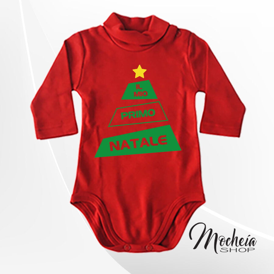 Body Lupetto Bambino "Primo Natale" idea regalo Natale
