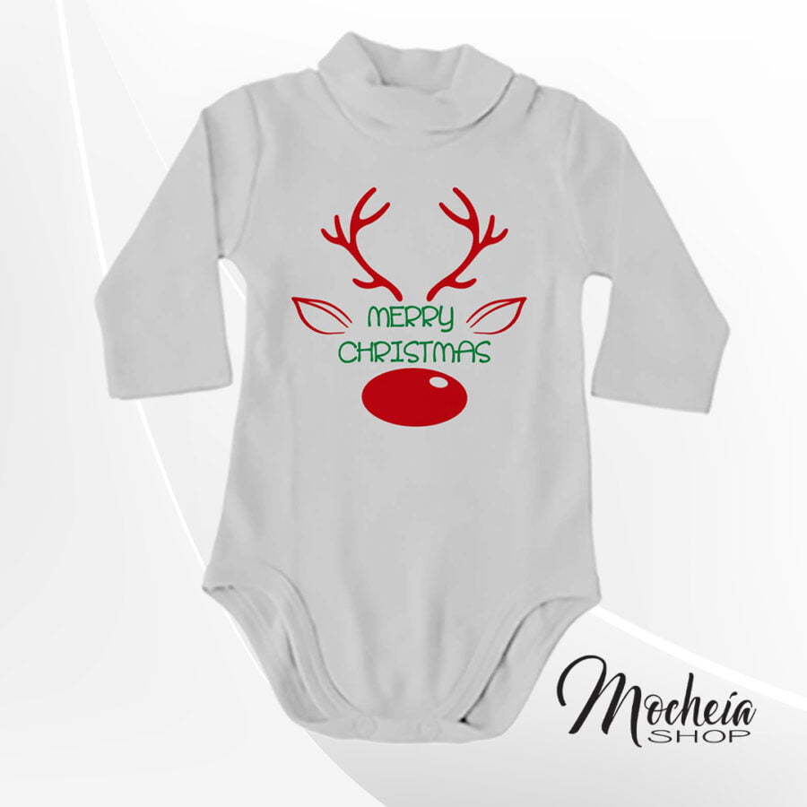 Body Lupetto Bambino "Renna" idea regalo Natale