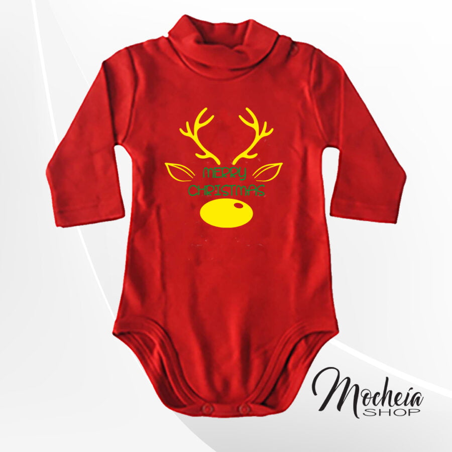 Body Lupetto Bambino "Renna" idea regalo Natale - immagine 2
